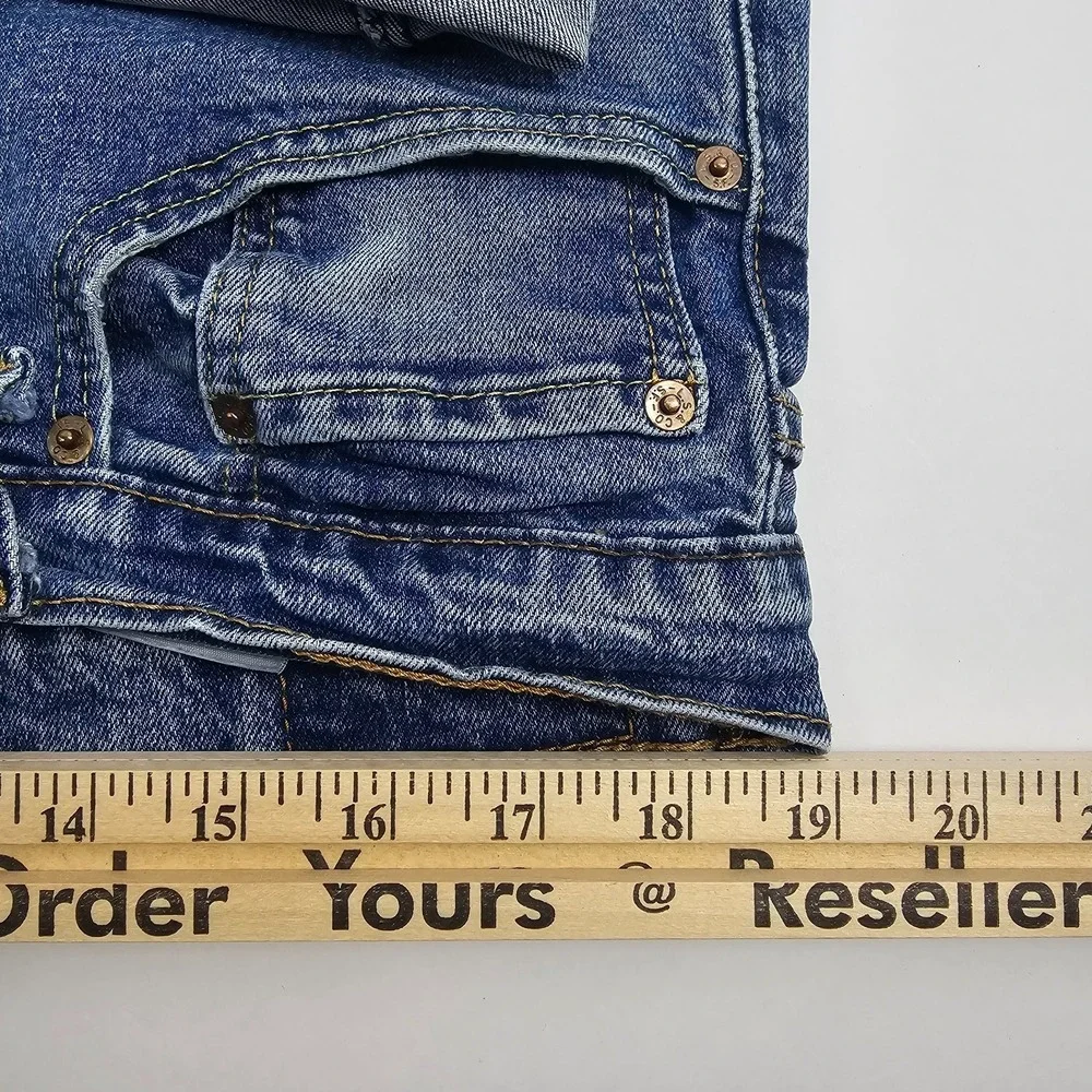 Levi's 505 Jeans Men's 40 x 32 Regular Fit Straight Leg Medium Stonewash Stretch